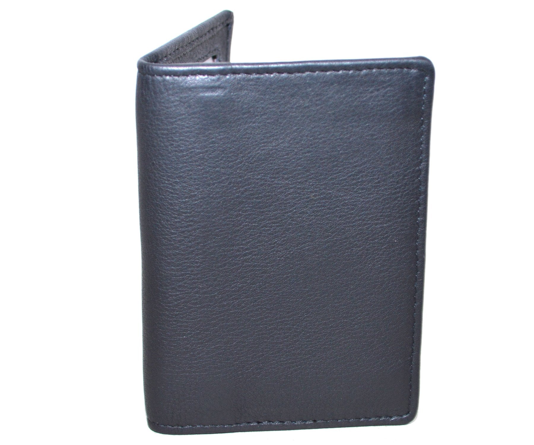 Touro Signature Leather Wallets Pebble Grain Gusset Card