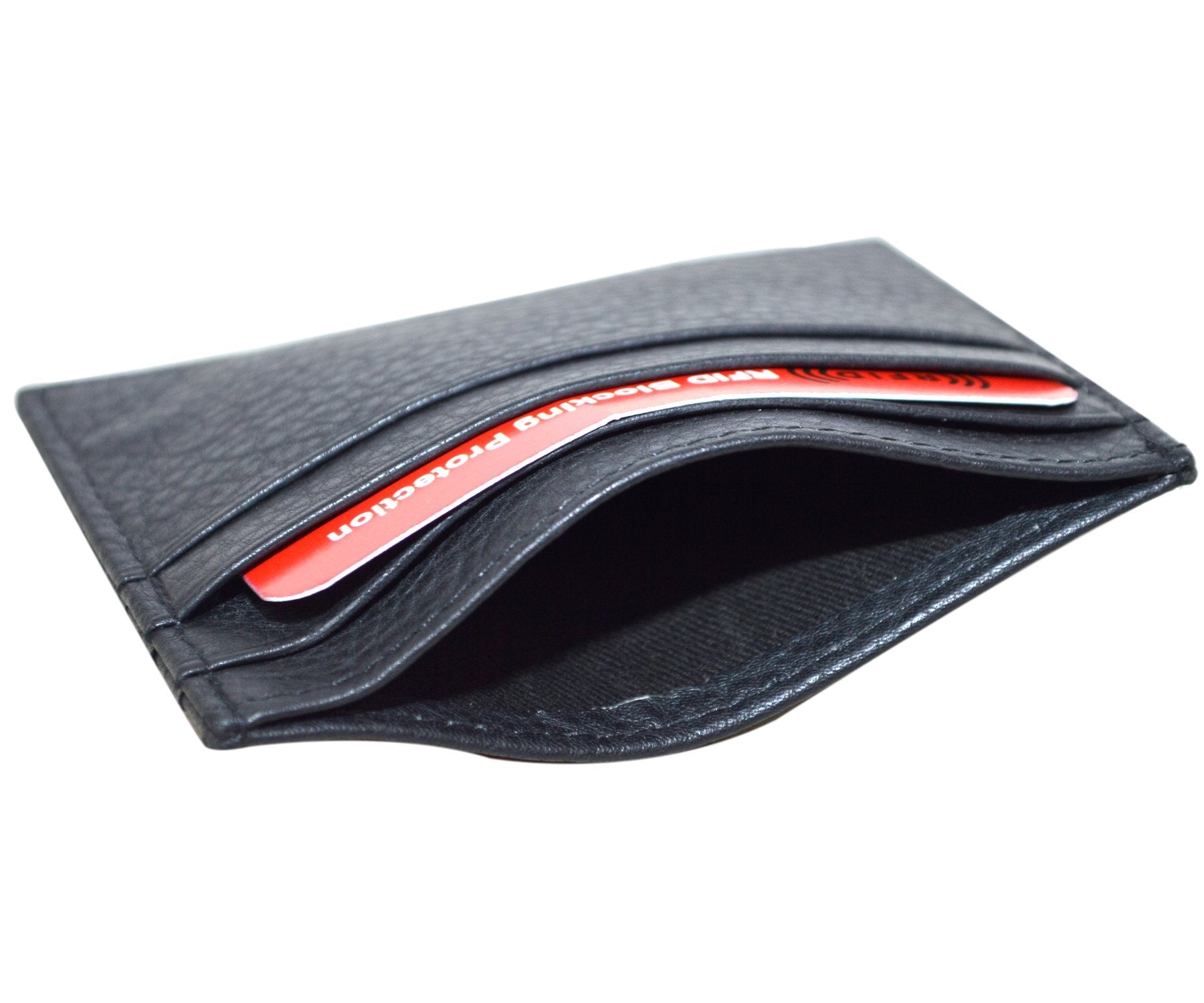 Touro Signature Leather Wallets Pebble Grain Credit Case