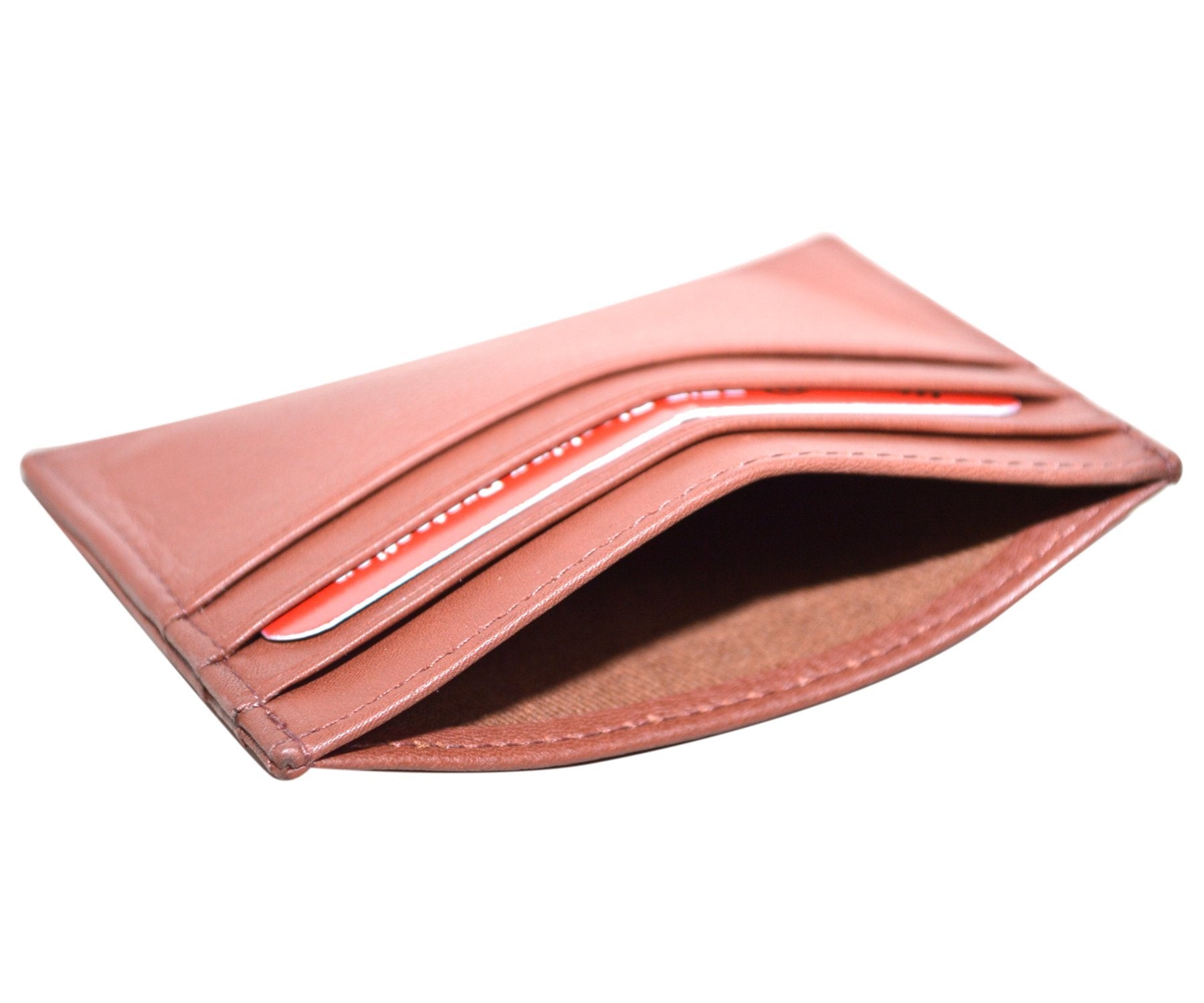 Touro Signature Leather Wallets Pebble Grain Credit Case