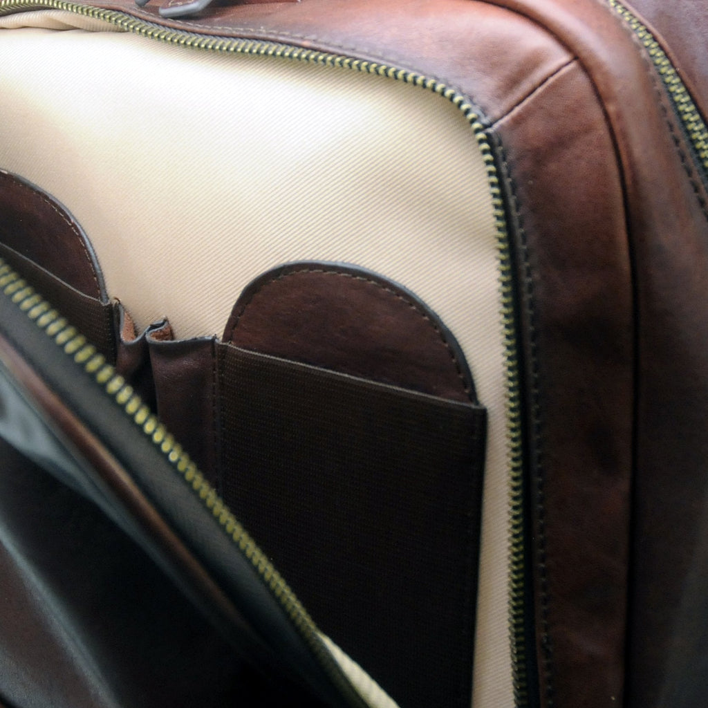Touro Signature Leather Laptop Backpack